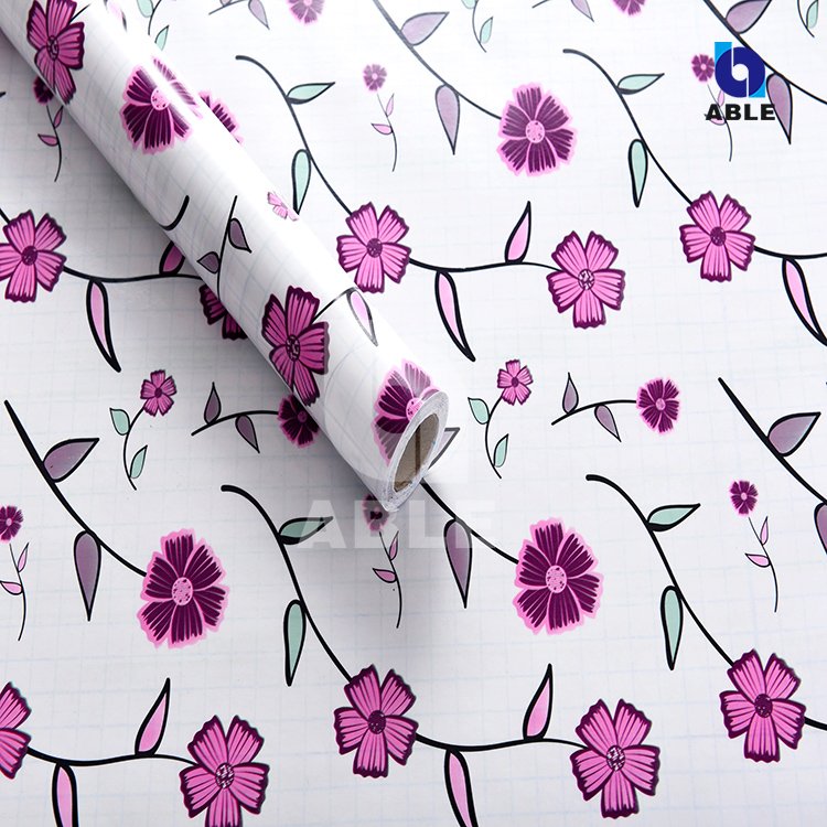 Manufacturer high Quality shinning glitter sticker roll Self Adhesive Contact Paper Rolls PP adhesive decoration film