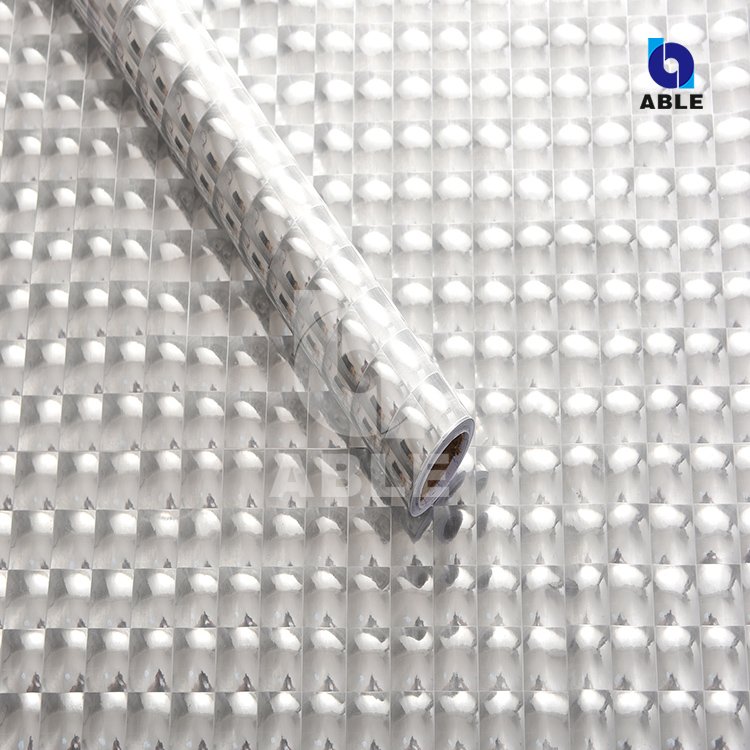 Manufacturer high Quality shinning glitter sticker roll Self Adhesive Contact Paper Rolls PP adhesive decoration film