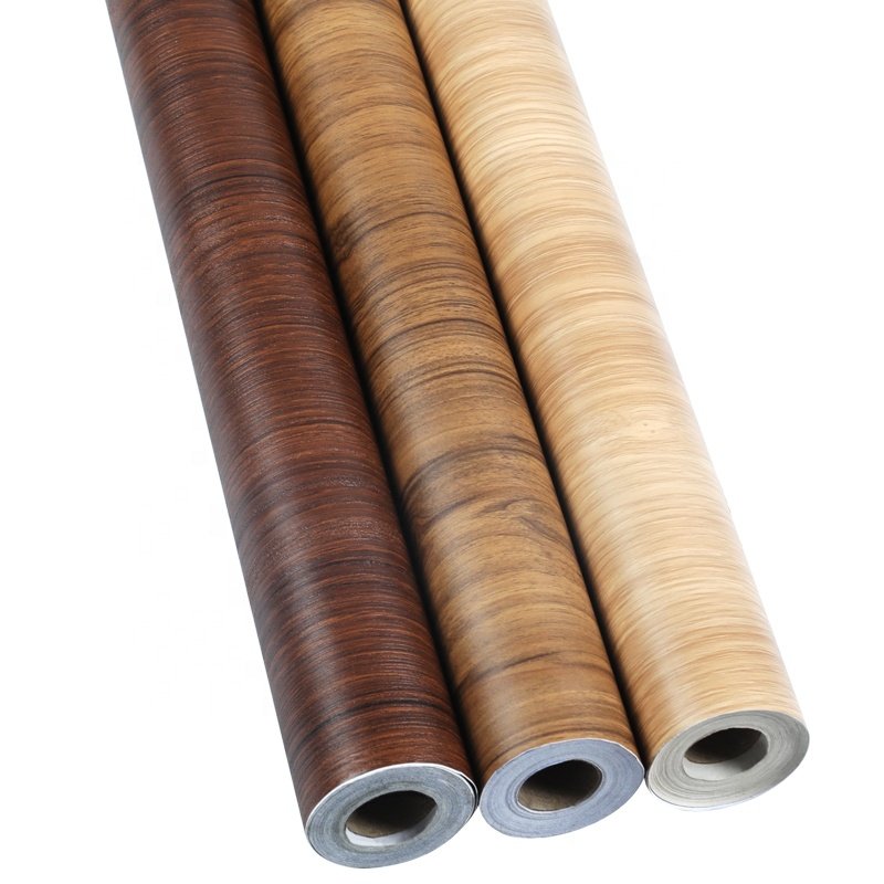 large stock high leavel quality wooden grain furniture recovering film self adhesive wallpaper