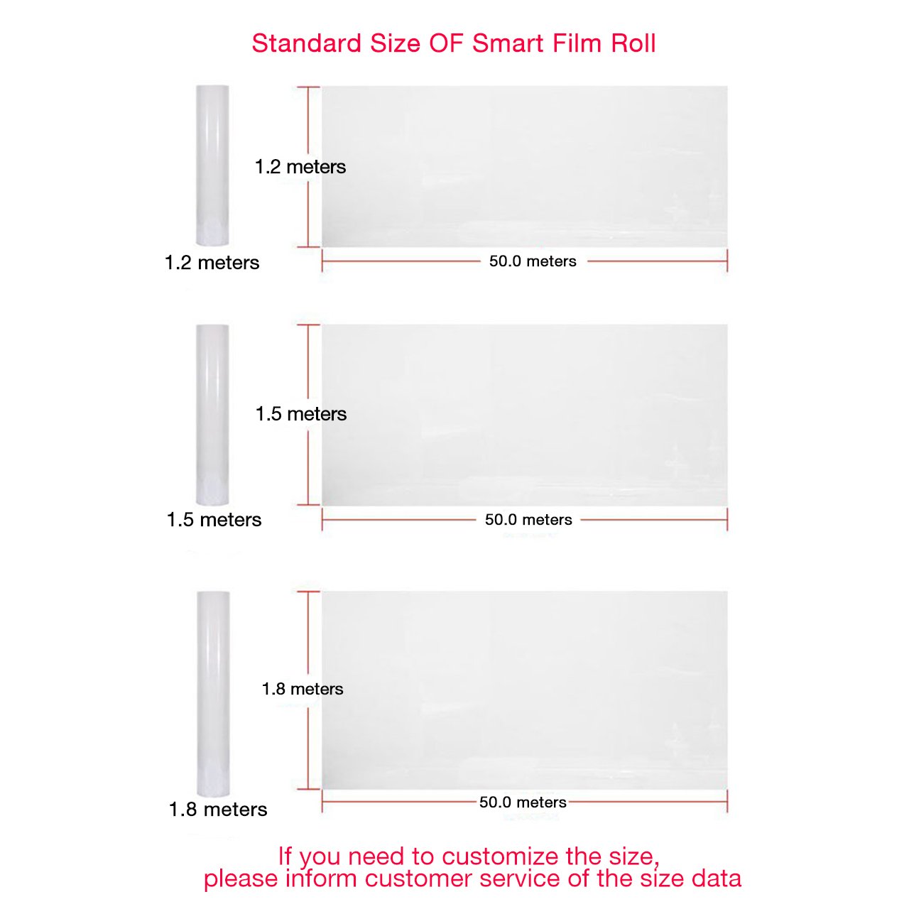Modern Smart Switchable Window Tint Adhesive Film Pdlc Film in Roll Privacy Glass Films Supplier Frosted Customize Prevent Solar