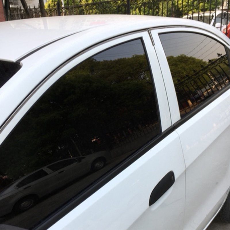Black Silver Window Film PET Solar Film Heat Control Film For Windows Building