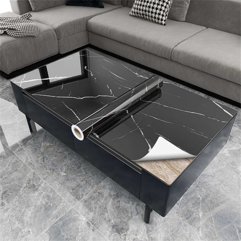 Marble Decorative Furniture Protective PET PETG Lamination Film For Hotel Home Office Kitchen