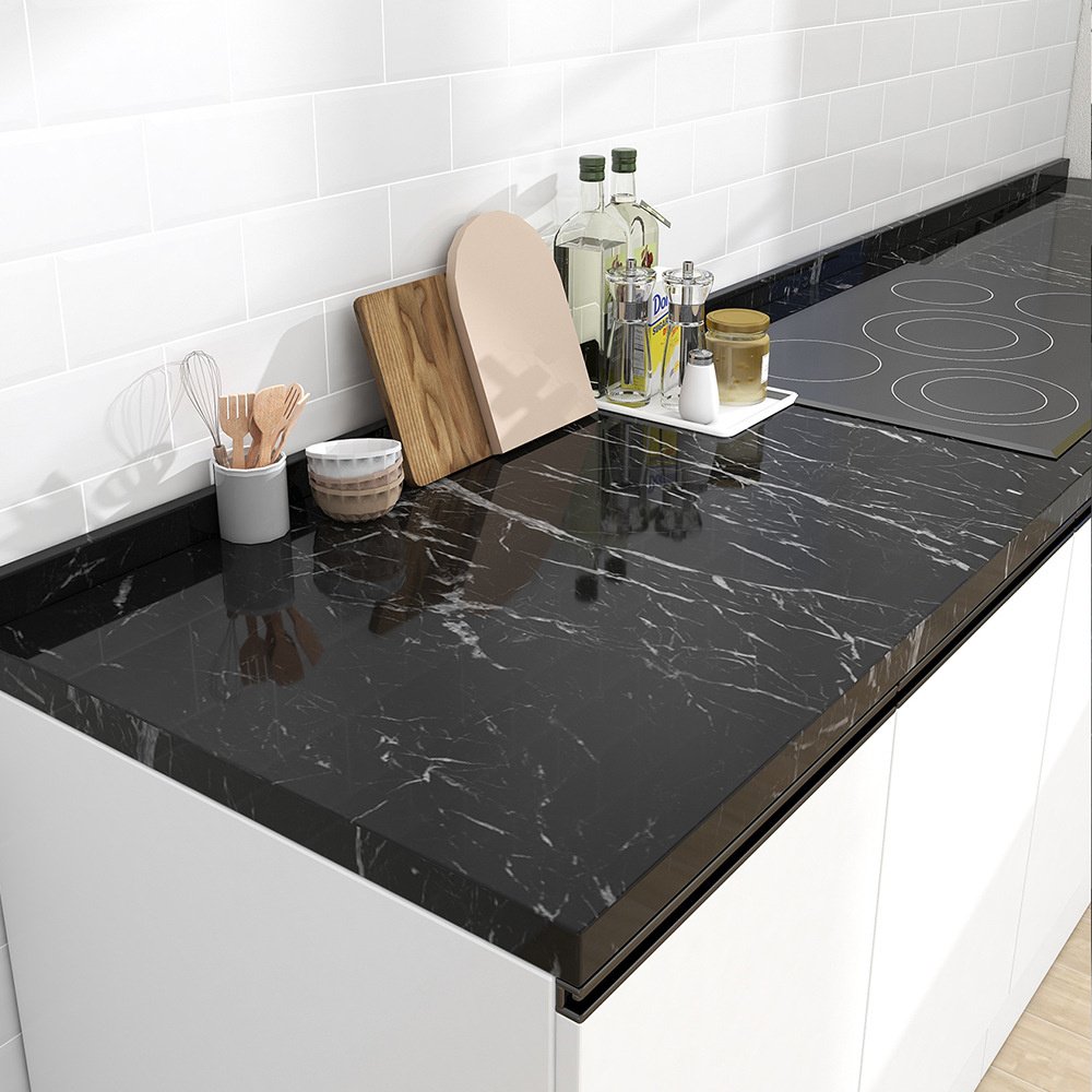 Marble Decorative Furniture Protective PET PETG Lamination Film For Hotel Home Office Kitchen