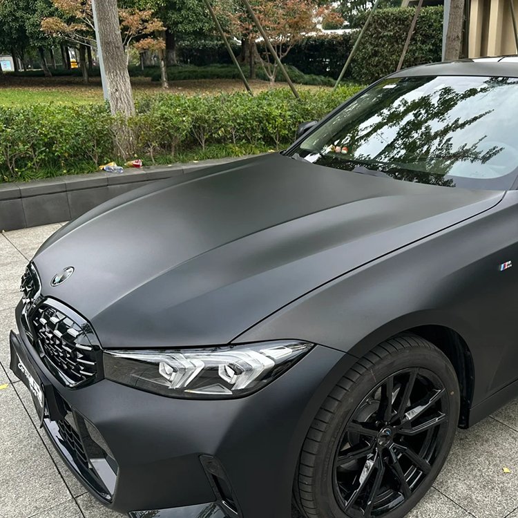 Color-Changing Auto Body PET Matte Black PVC Sticker Film Automotive Paint Protection Vinyl Wrap Car Vinyl Wrap Film
