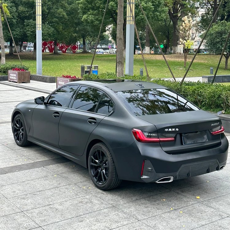 Color-Changing Auto Body PET Matte Black PVC Sticker Film Automotive Paint Protection Vinyl Wrap Car Vinyl Wrap Film