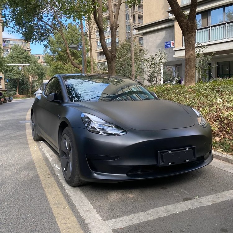 Color-Changing Auto Body PET Matte Black PVC Sticker Film Automotive Paint Protection Vinyl Wrap Car Vinyl Wrap Film