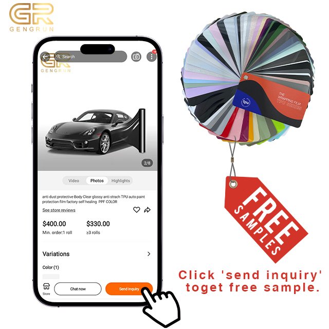 New Design Car Body Film Air Bubble Free Removable Glue High-end Wrap Film For Car Wrapping Film