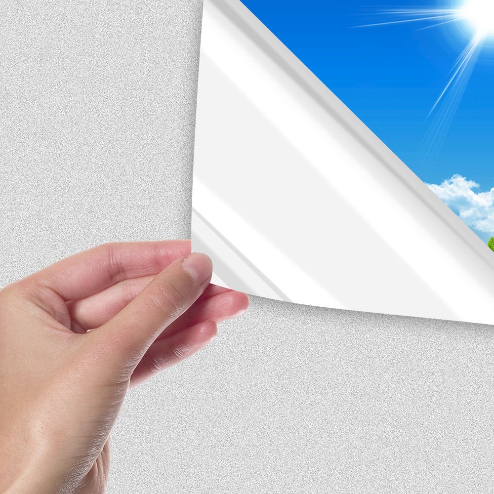 23.6 in.W*25.4 in.L Glass Frosted Self PVC Adhesive Privacy Glass Window Sticker Film decorative glass film 60cm*1m