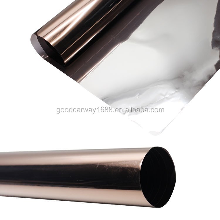 One way silver building film House Decoration One Way Mirror Building Window Film