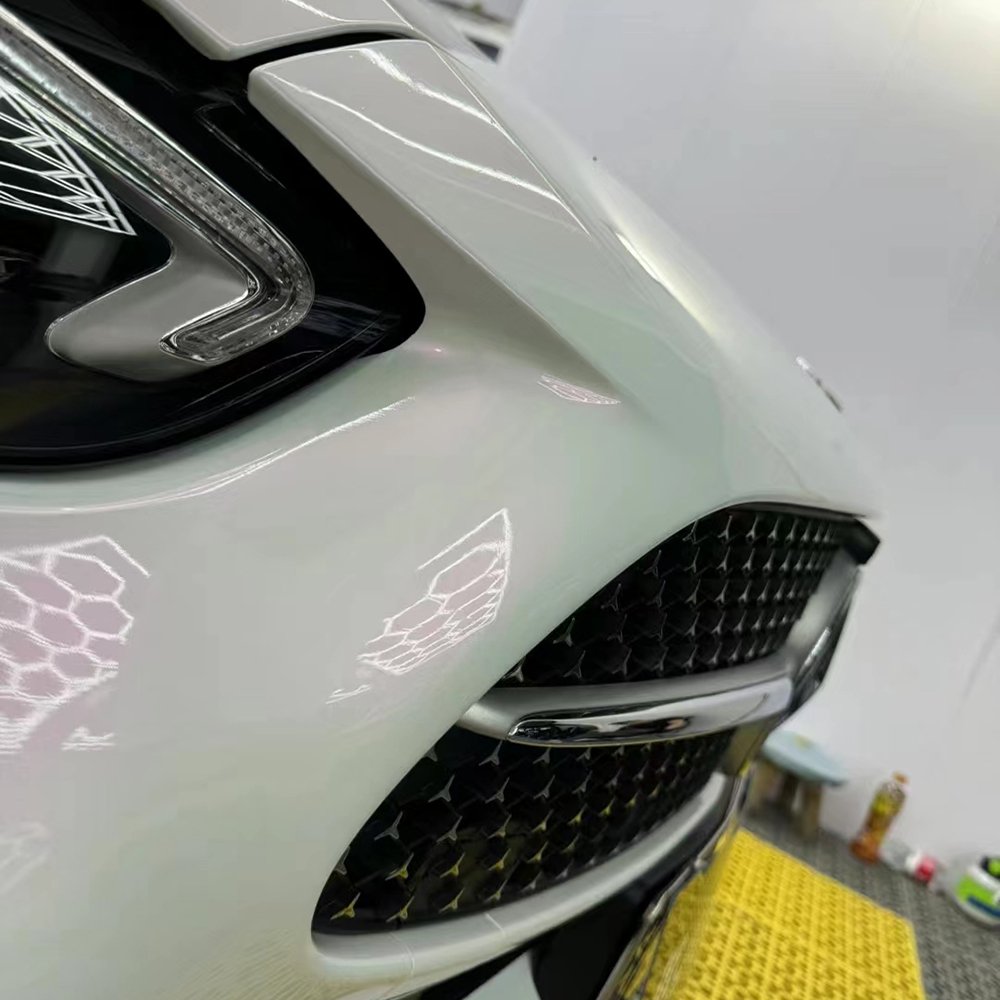 1.52*17m PET Self Healing Cream Red Pearl Car Films High Quality Car Wrap Premium Vinyl Wrap Car Wrapping Film