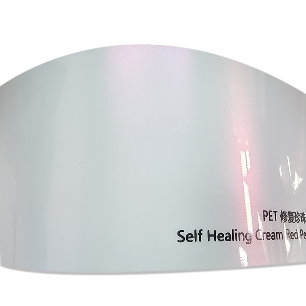 1.52*17m PET Self Healing Cream Red Pearl Car Films High Quality Car Wrap Premium Vinyl Wrap Car Wrapping Film