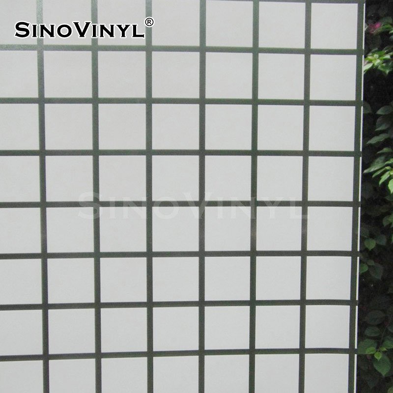 1.22x50M Family Office Building Frosted 3D Pattern Self Adhesive Window Glass Tint Vinyl Stickers Film