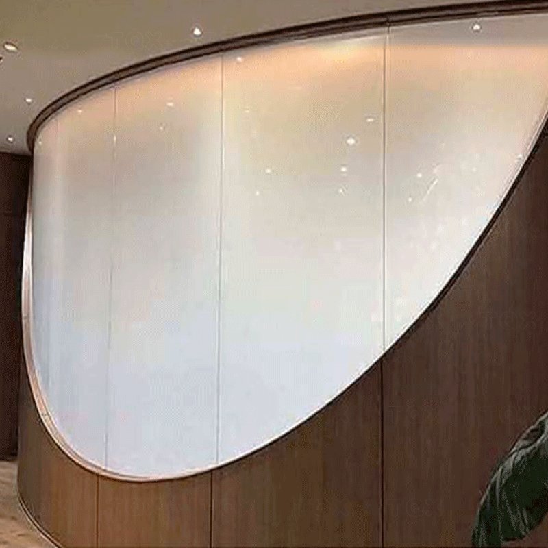 TQX Pdlc Smart Glass Film for Office electric window pelcula electmica transporte Custom Switchable Glass PDLC Film