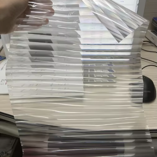1.52*50m Crystal Wide Stripes Ribbed decorative Opaque Glass Film office privacy glass film