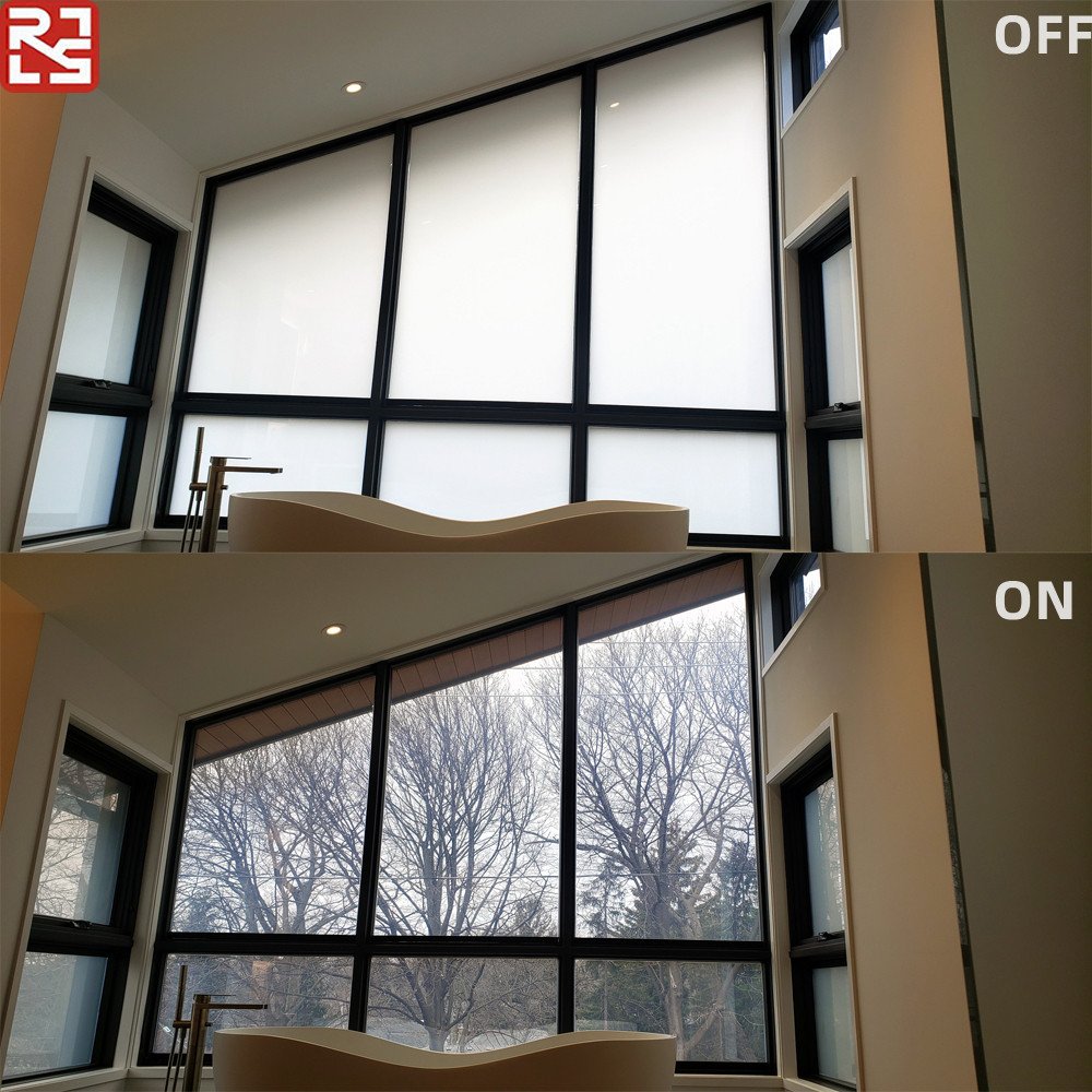 Remote control pdlc alien smart glass for bank hotel office