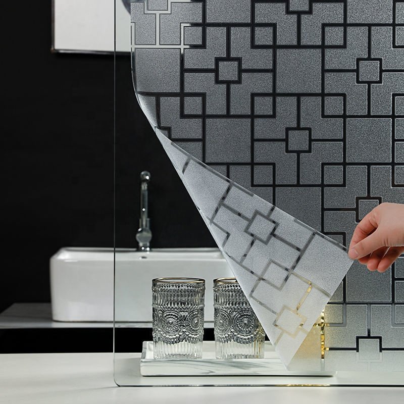 UDK factory price matte white privacy frosted strip design protection glass decorative film
