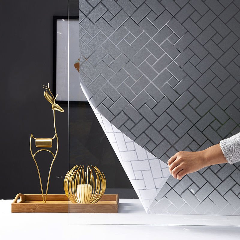 UDK factory price matte white privacy frosted strip design protection glass decorative film