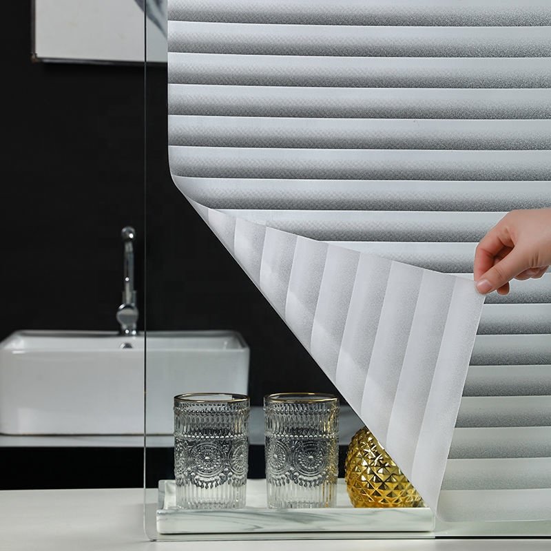 UDK factory price matte white privacy frosted strip design protection glass decorative film