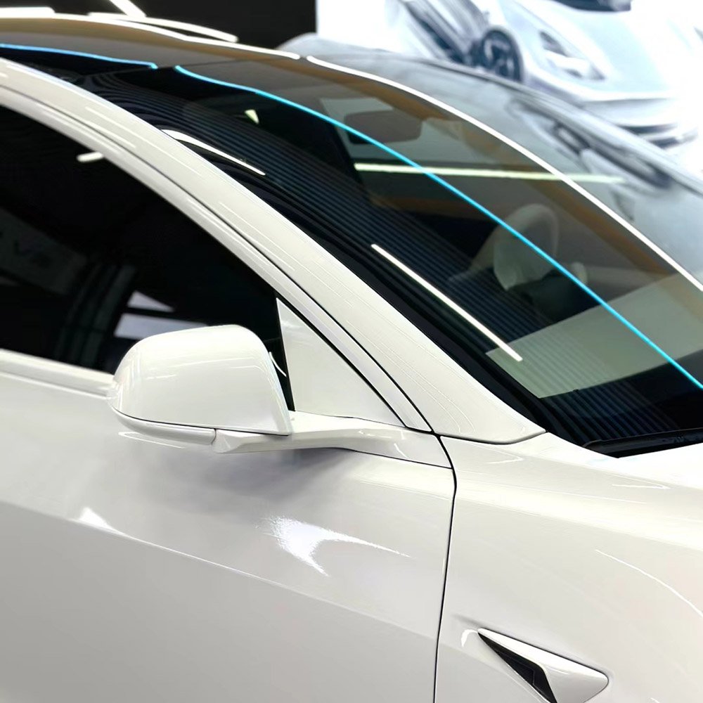 Wrapmaster 1.52*17m Auto Accessories Super Gloss Crystal White Car Film Car Decoration Vinyl Wrap