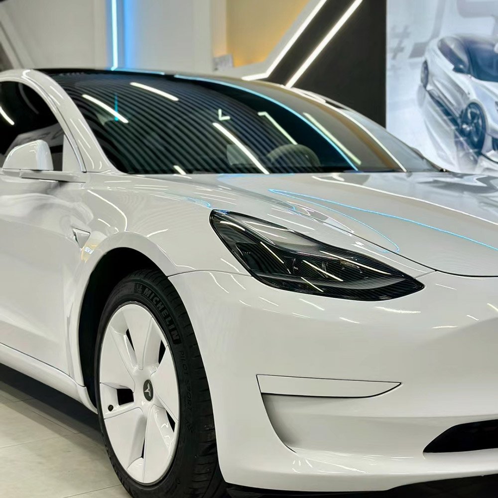 Wrapmaster 1.52*17m Auto Accessories Super Gloss Crystal White Car Film Car Decoration Vinyl Wrap