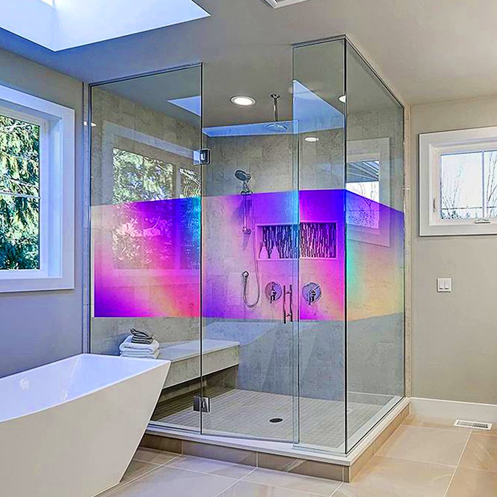 Colorful Self Adhesive Decoration Sticker chameleon window film building decorative film
