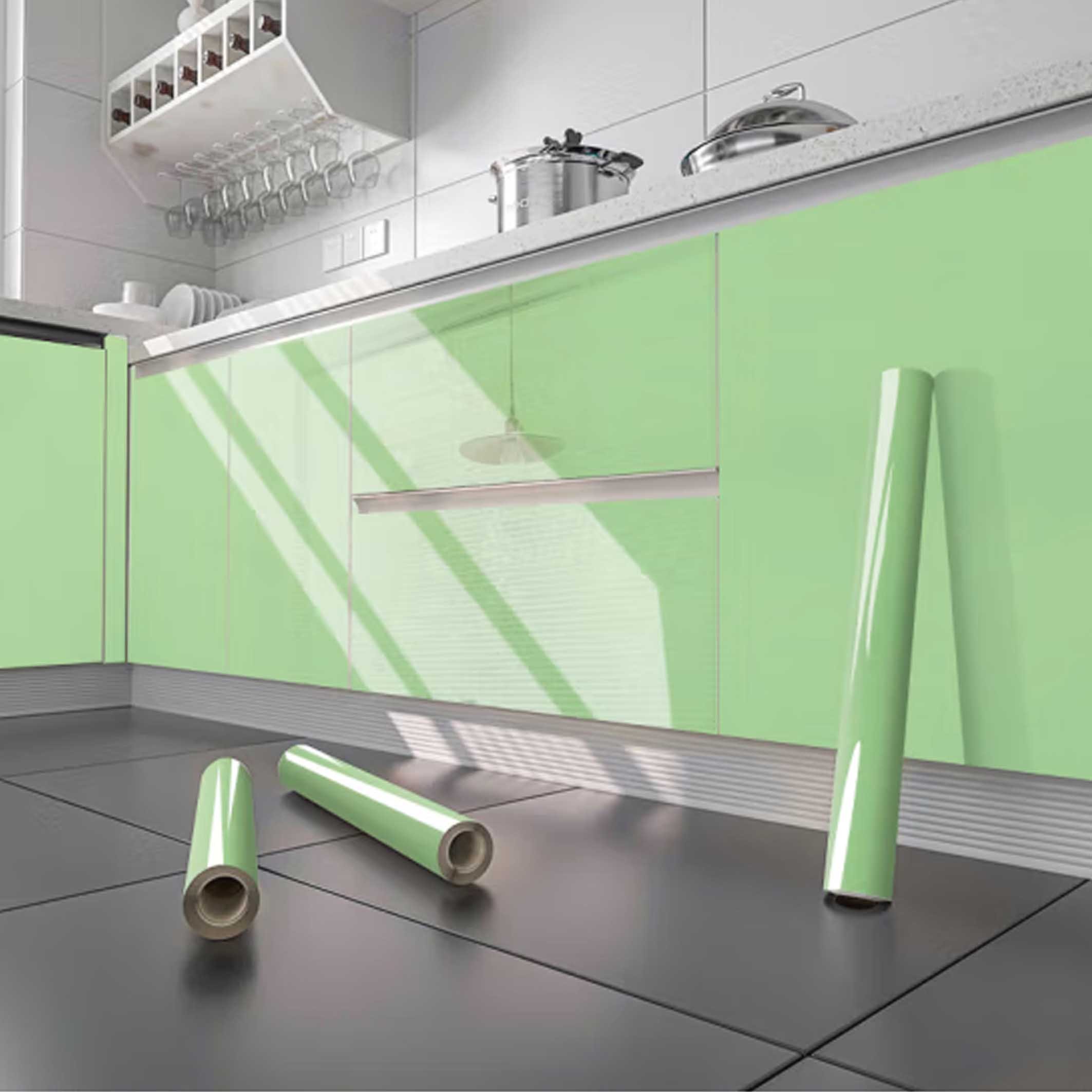 OEM/ODM service supported solid colour membrane PVC decorative films pure colour vinyl laminate foil furniture pvc sheet