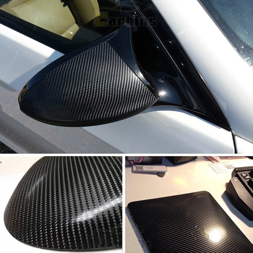 Factory Wholesale 4D Carbon Fiber Car Decorative Film Auto Wrap Sticker Carbon Fiber Vinyl roll