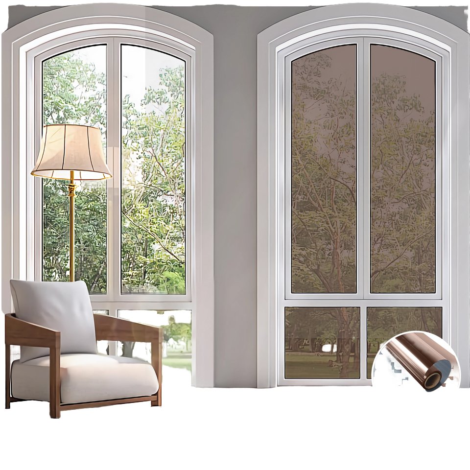 Frosted Waterproof Privacy Protection Window Film without Water for Home Decoration