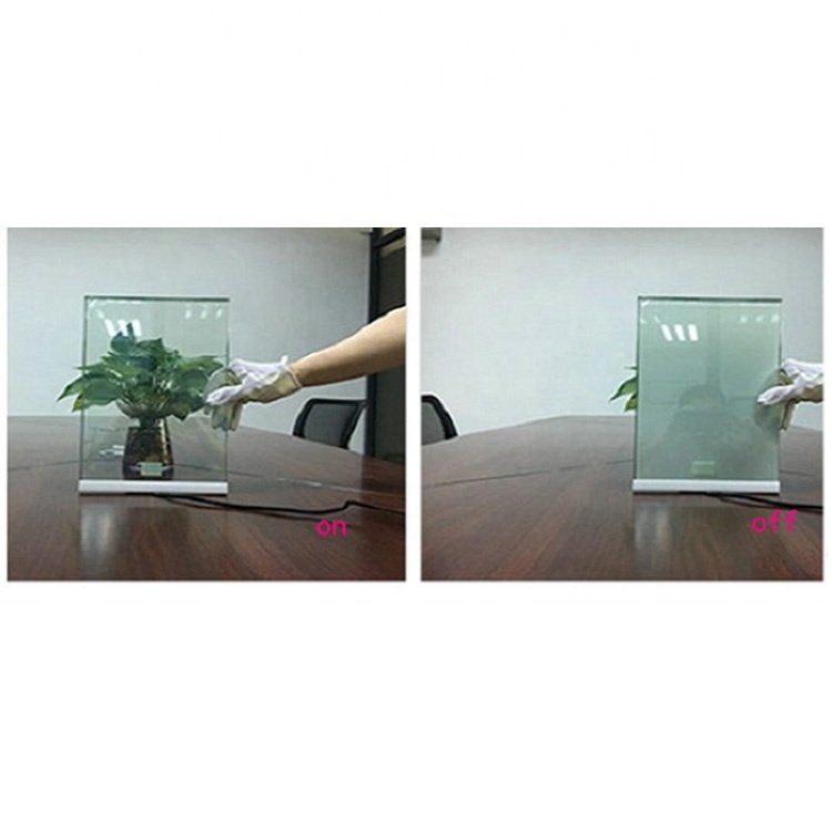 Self-Adhesive Smart Film Roll Privacy Door Elevator Tint Pdlc Film Roll Sport Venues Window Electric Dimming Film Roll For Glass