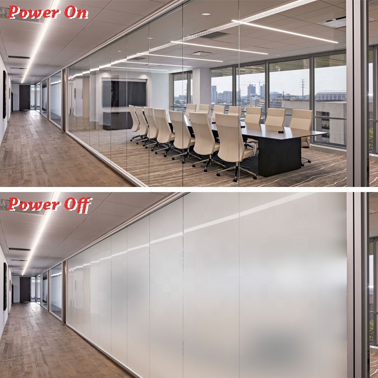 Electrochromic Window Film Pdlc Glass Film pelicula inteligente Switchable Custom Film Dimming Glass For Restroom Window Glass