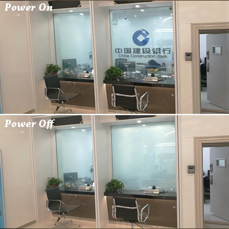 Electrochromic Window Film Pdlc Glass Film pelicula inteligente Switchable Custom Film Dimming Glass For Restroom Window Glass
