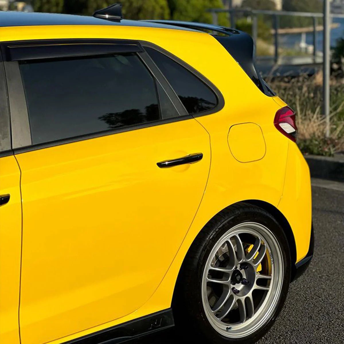 Racing Yellow Vinyl Wrap car wrap vinyl color OEM Factory price decorative films color-changing car tpu film