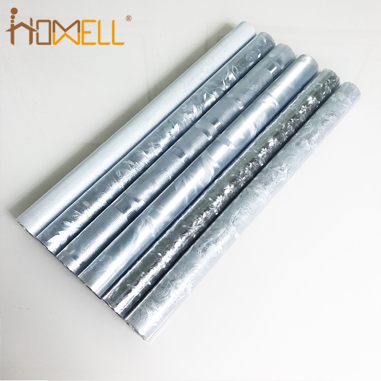 Decorative static window film Embossed Self-Adhesive print office decorative pvc odourless anti uv