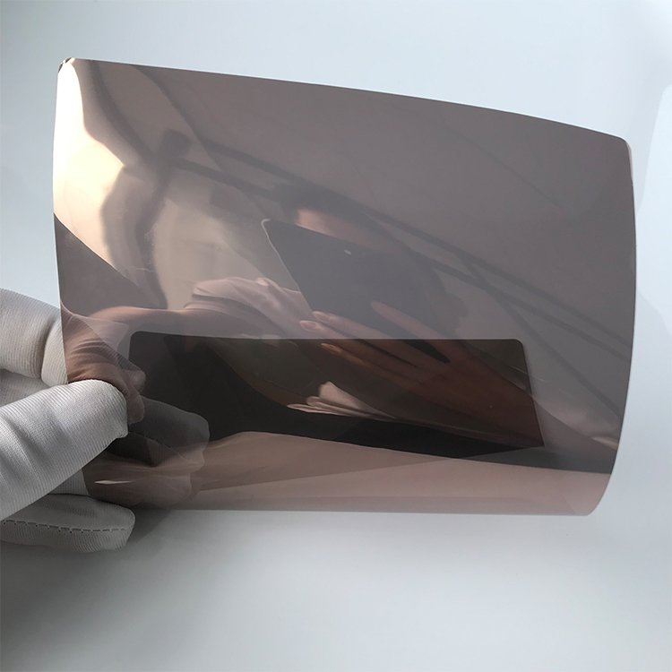 Nasido Brown/Silver Building home Decorative Films 2 Color glass reflective window film