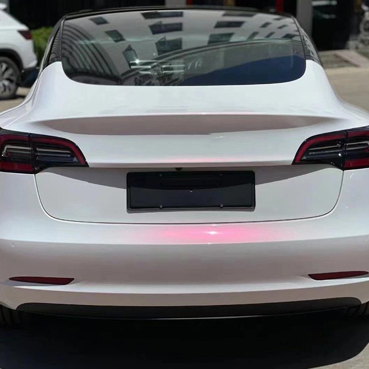 Glossy Diamond Pink White car wrap vinyl film custom car decal chameleon white to pink pearl vinyl car wrap film