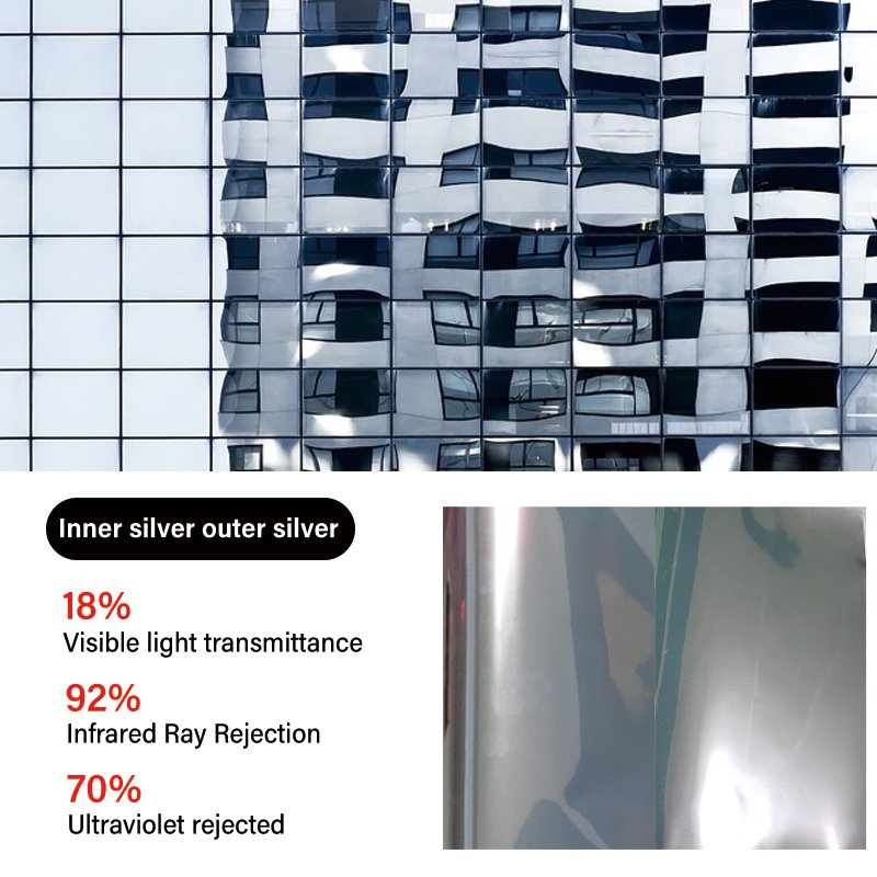 Factory Cheap Price Ceramic Colored Building Window Tint Film For Building Use