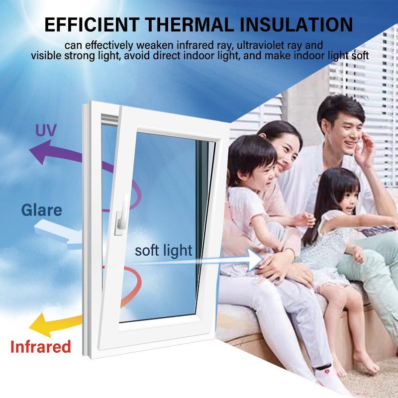 Factory Cheap Price Ceramic Colored Building Window Tint Film For Building Use