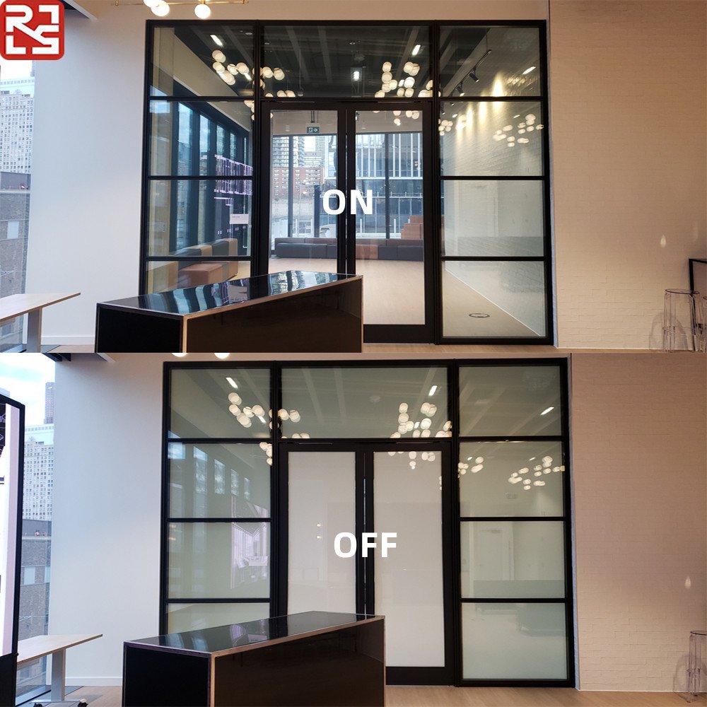 New Material Glass Smart Switchable Pldc Film Change Color Smart Electric Control Window Film With On Transparent Off Opaque
