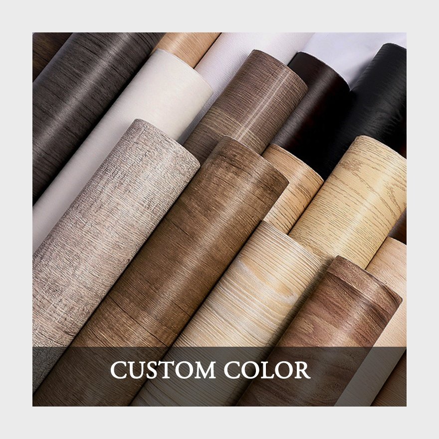 Wood grain furniture Interior decorative film pvc wooden grain film Factory Cheap Price Interior decorative film Manufacturers