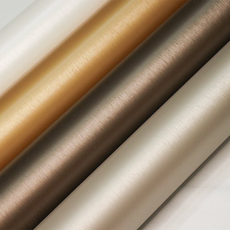 Wood grain furniture Interior decorative film pvc wooden grain film Factory Cheap Price Interior decorative film Manufacturers