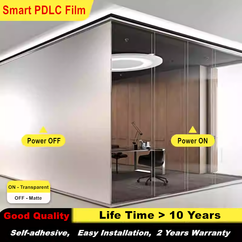 UV Protection Window Smart Film Self-adhesive Privacy Film Electric Smart PDLC Film for Glass Windows