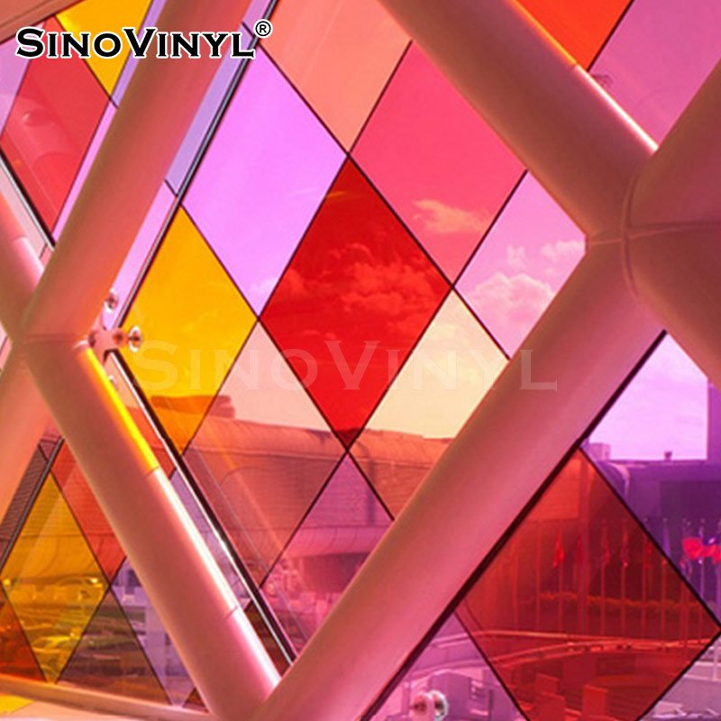 SINOVINYL 1.52x30m Self Adhesive Building Decoration Smart Window Glass Film
