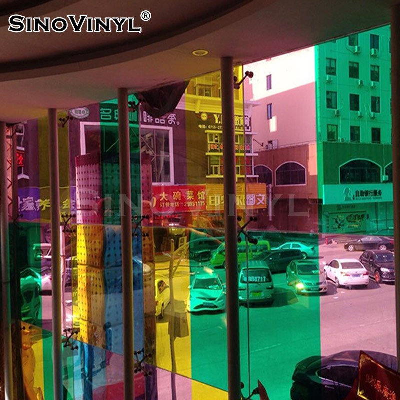 SINOVINYL 1.52x30m Self Adhesive Building Decoration Smart Window Glass Film
