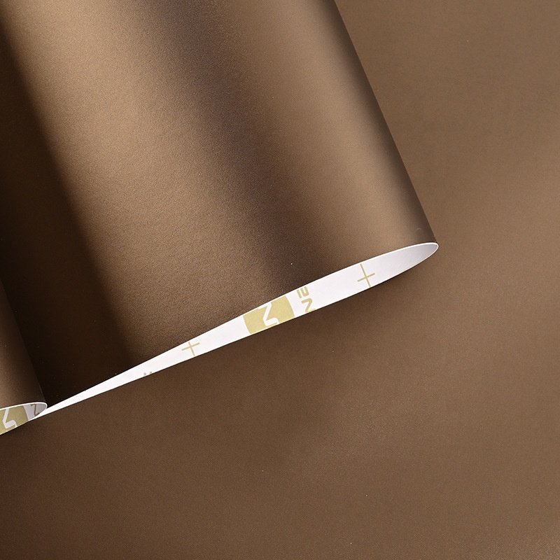 PVC interior films Plain color series PVC decorative film self adhesive wallpaper for furniture renovation wallpaper