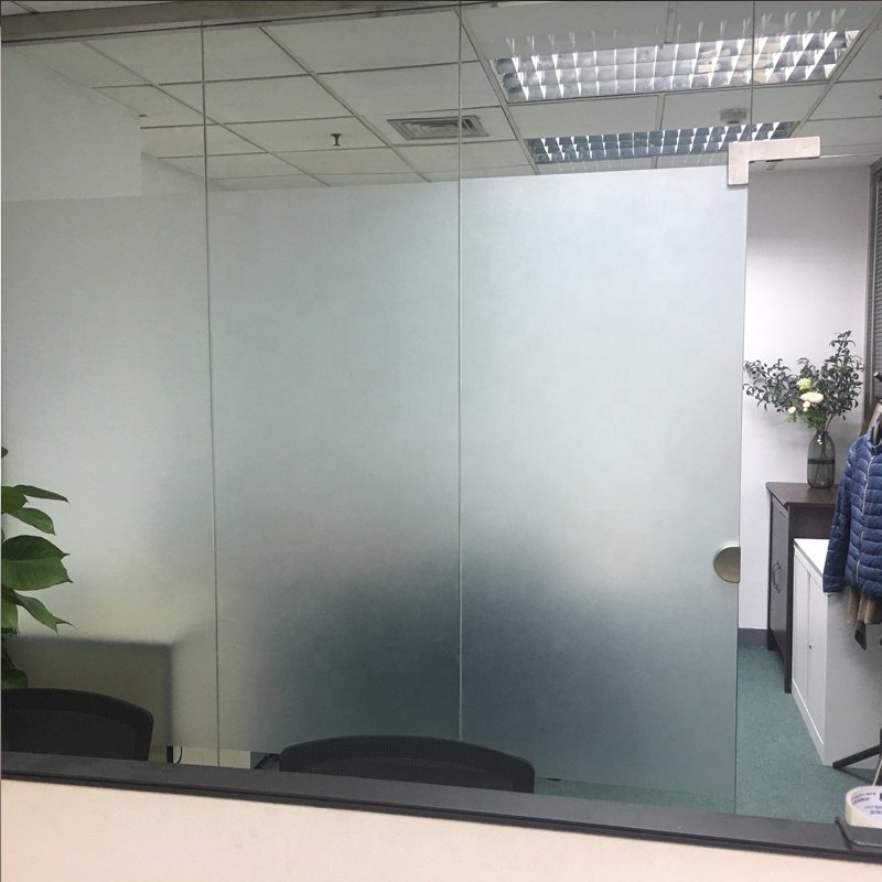 Window Decoration Protect PVC Vinyl Private Frosted Glass Film