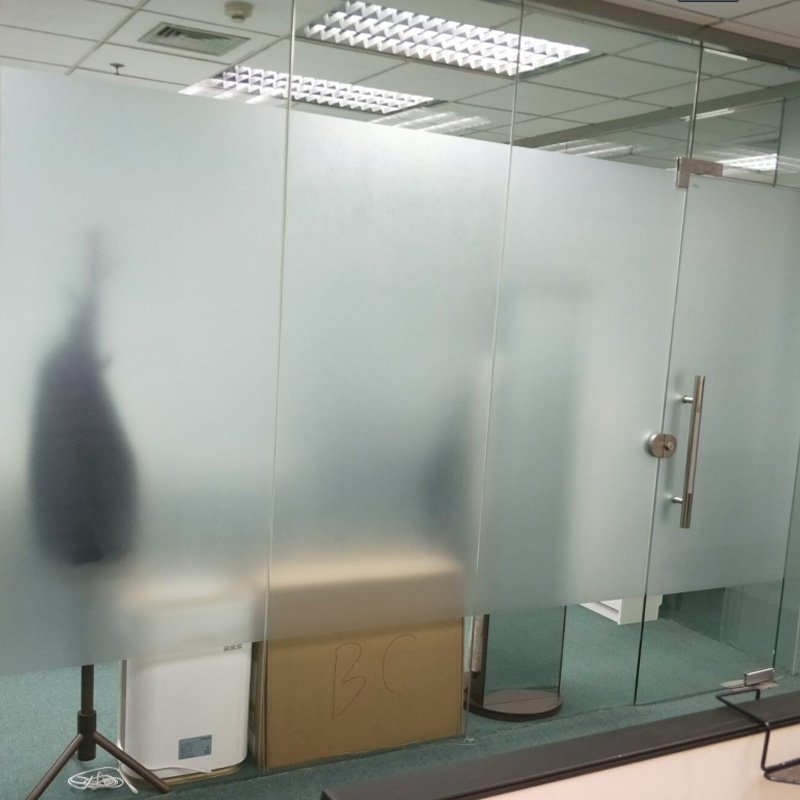 Window Decoration Protect PVC Vinyl Private Frosted Glass Film