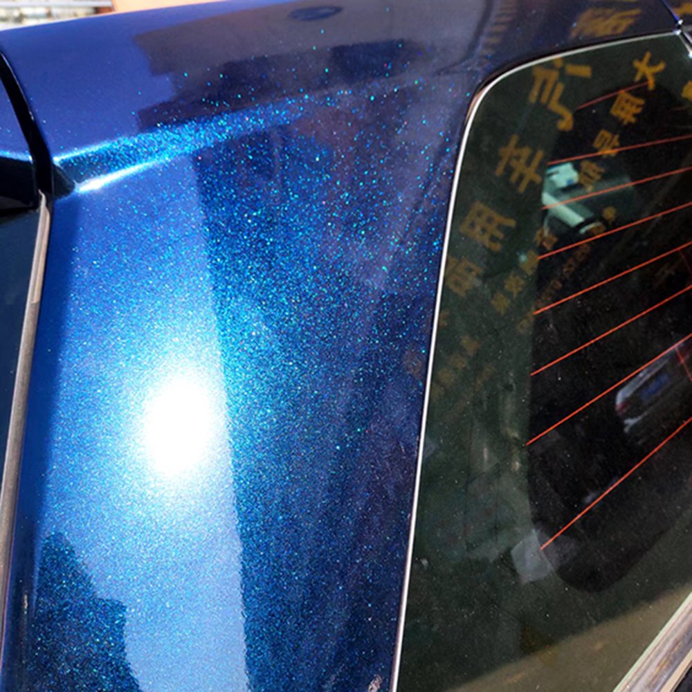 WRAPMASTER PET Liner Super Glossy Metal Midnight Blue Vehicle Wraps Colors Car Vinyl
