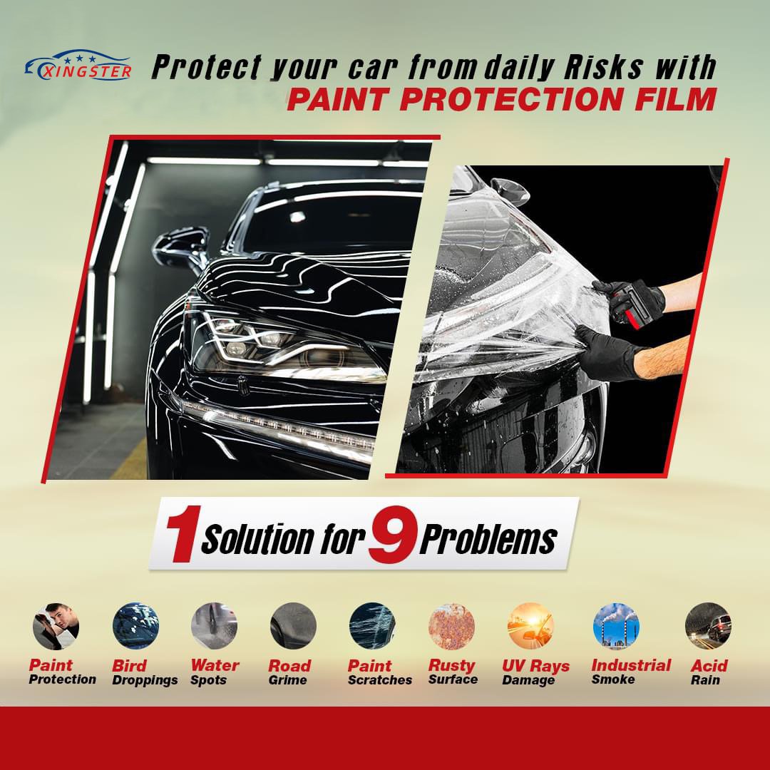 10 Years Warranty USA Quality TPU PPF Paint Protection Film Self Healing Clear Black Matte TPH PPF Roll Car Protective Wrap Film