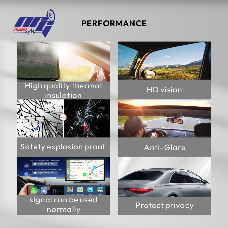 Car Window Film Color Stable Automotive Nano Ceramic Black Solar Titanium Tint Film Privacy Film