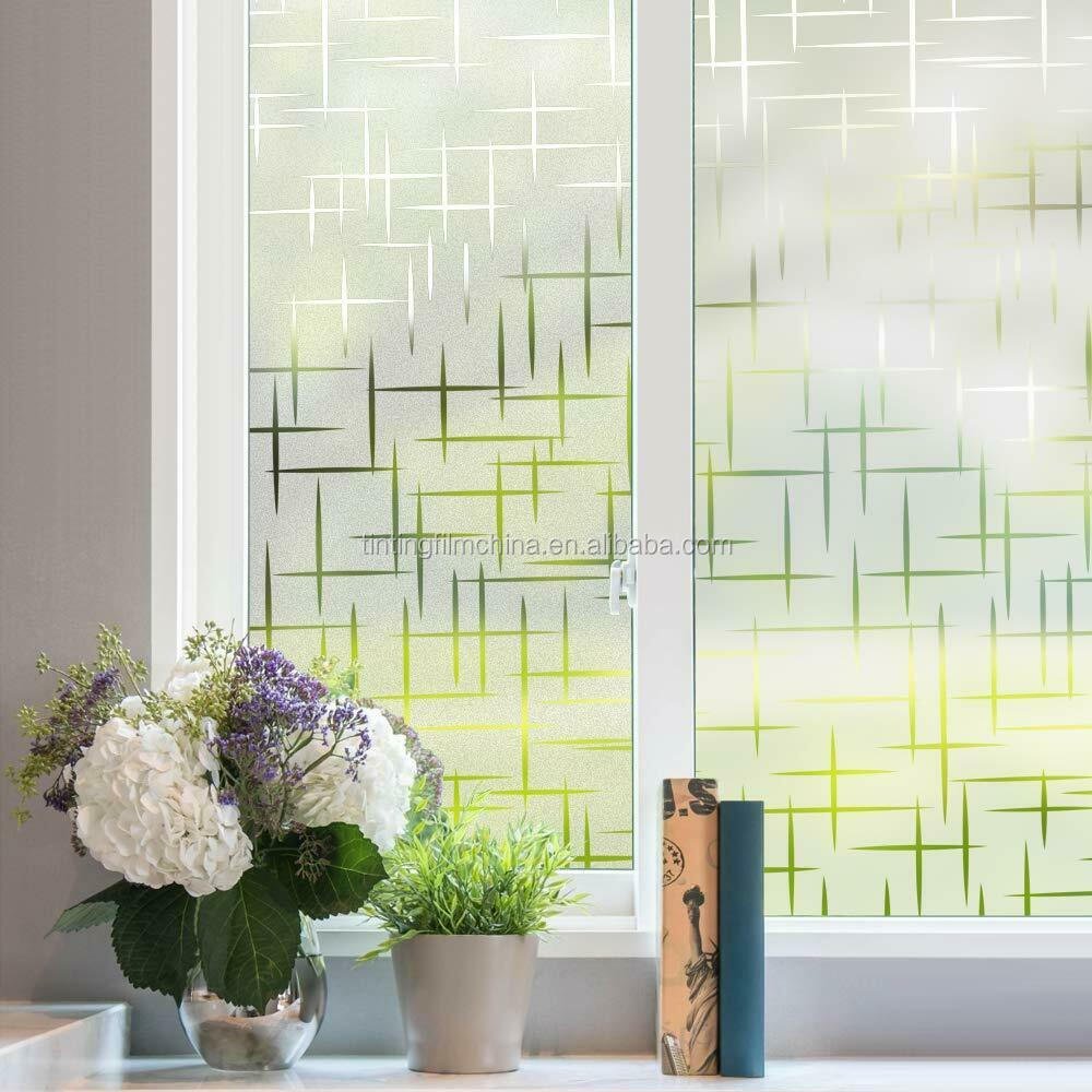 PVC frosted static cling window film thermal insulation UV protection glass film sticker decorative film